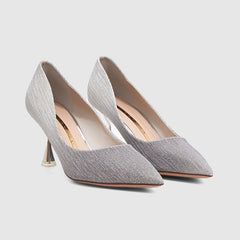 Evening Heeled Pointed Pumps