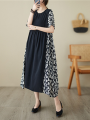 Beyond Imagination Round Neck Smock Drress