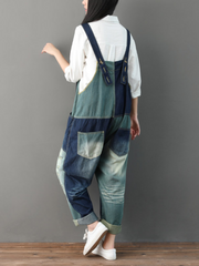 Close Your Eyes – Jeansblaue Latzhose