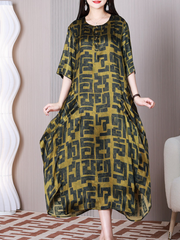 Feel The Love A-Linien-Kleid mit Rundhalsausschnitt