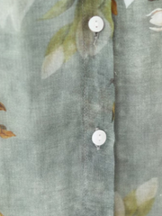 Top holgado con cuello redondo y estampado floral Nature Love