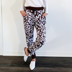 Pantalones de estar por casa Snow Leopard