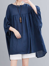 Top de algodón con cuello redondo "Amor infinito"