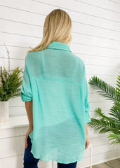 Solid Color Light Button Down