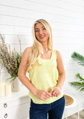 Knit Scoop Neck Tank Top