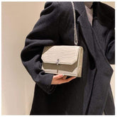 Luxuriöse Tasche mit Krokodilprägung