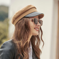 Sombrero bretón de color liso