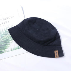 Minimalist Tagged Bucket Hat