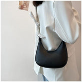 Zweifarbige Tasche mit Bandriemen