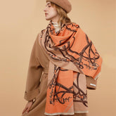 Bufanda estampada de lujo