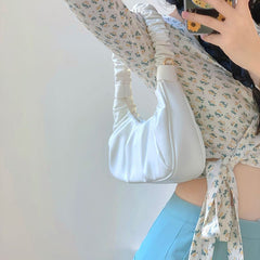 Two Wear Cloud Shoulder Bag and Crossbody Bag