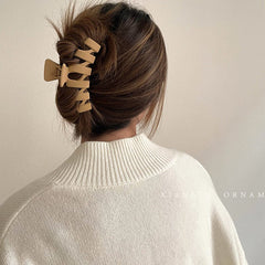 Schlichte Zickzack-Haarklammer