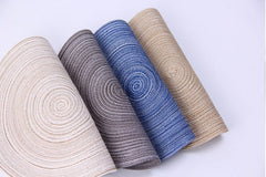 Mantel individual circular pequeño tejido