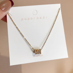 Collar de espiral de oro