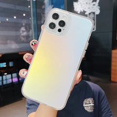 Funda para teléfono arcoíris mate