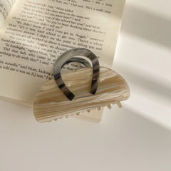 Pinzas para el pelo acrílicas de diseño simple