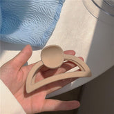 Solid Colored Fun Acrylic Hair Claw