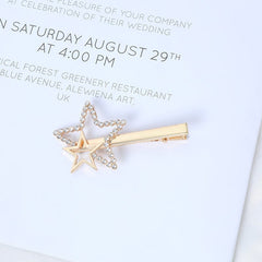 Horquilla para el pelo con estrellas adornadas con cristales