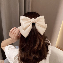 Lazo de seda gigante para el cabello