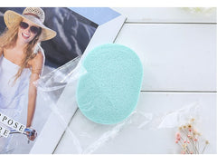 Esponja limpiadora azul suave
