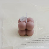 Vela mini cubo de burbujas de moda