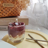 Vela decorativa de café moca helado