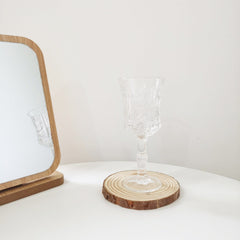 Posavasos con pieza de madera