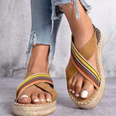 Regenbogen-Criss-Cross-Plattformen