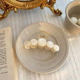 Pinza para el pelo con burbujas de concha iridiscente