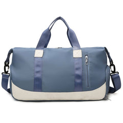 Bolsa de deporte de lona de dos tonos