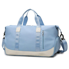 Bolsa de deporte de lona de dos tonos
