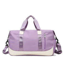 Bolsa de deporte de lona de dos tonos
