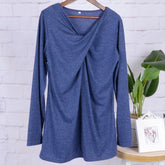 One-Shoulder-Shirt mit Twist-Front