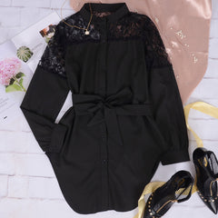 Blusa con cuello mandarín y botones