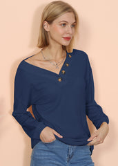 Suéter de punto texturizado con hombros caídos