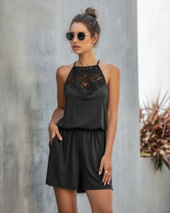 Lace Crochet Summer Romper