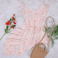 Zierliches Maxikleid mit Blumenmuster