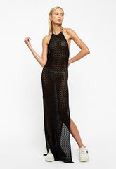 Maxi Knit Beach Cover Up Dress