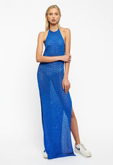 Maxi Knit Beach Cover Up Dress