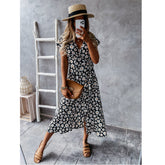 Vestido cruzado con lazo Daisy Sunrise