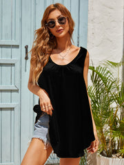 Camiseta de verano con apliques de encaje