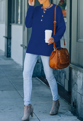 Suéter Henley Lux de punto gofre