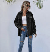 Camisa con botones en contraste