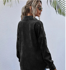 Camisa con botones en contraste