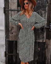 Leichtes Kleid mit Blumendruck