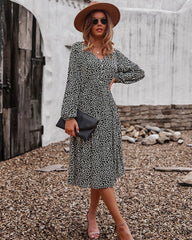 Vestido ligero con estampado floral