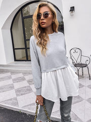 Double Layered Sweater Top