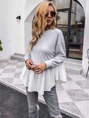 Double Layered Sweater Top
