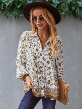 Floral Boho Button Down Blouse