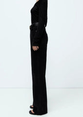 Vaqueros holgados, de tiro alto y pierna recta